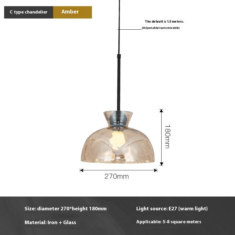 Nordic Restaurant Minimalist Small Pendant Light — view 10
