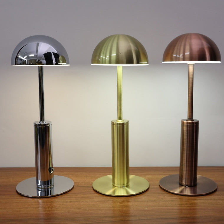 Cross-Border Led Rechargeable Bar Table Lamp Creative Mushroom-shaped Haircut Decorative Lamp Ambience Light Outdoor Restaurant And Cafe Desk Lamp