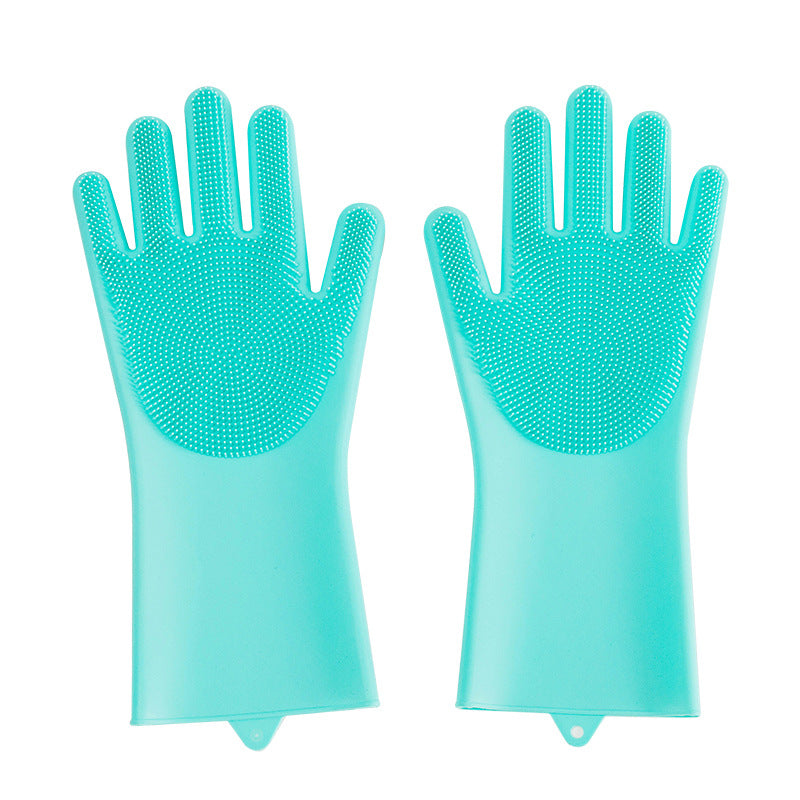 Flexible Silicone Deshedding Glove for Cat Café Grooming Stations, Foster Rooms, and Daily Coat Care — view 9