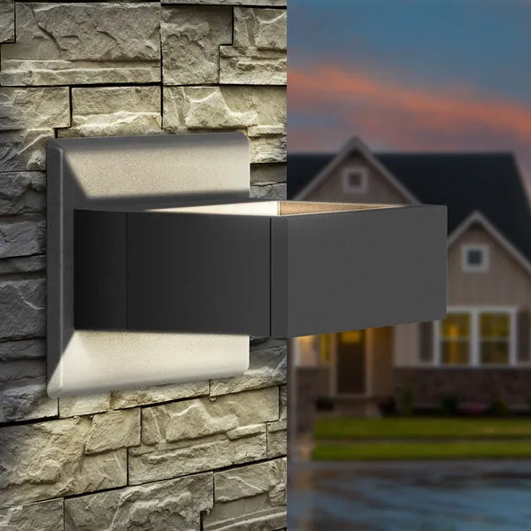 Waterproof Up-Down LED Wall Sconce for Restaurant Entrances — view 1