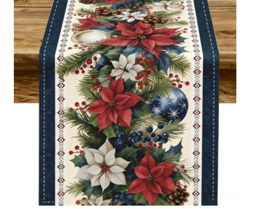 Christmasthemed Snowman Table MatFestive Christmas Table Decor — view 6