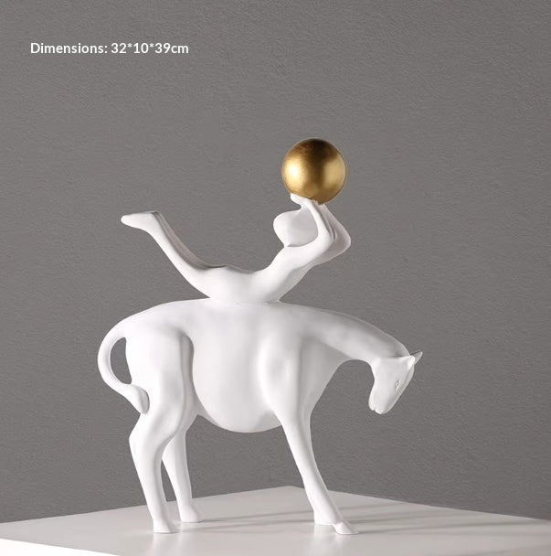 Modern Home Decor Ornaments Light-luxury Art Pieces For The Living Room — view 3