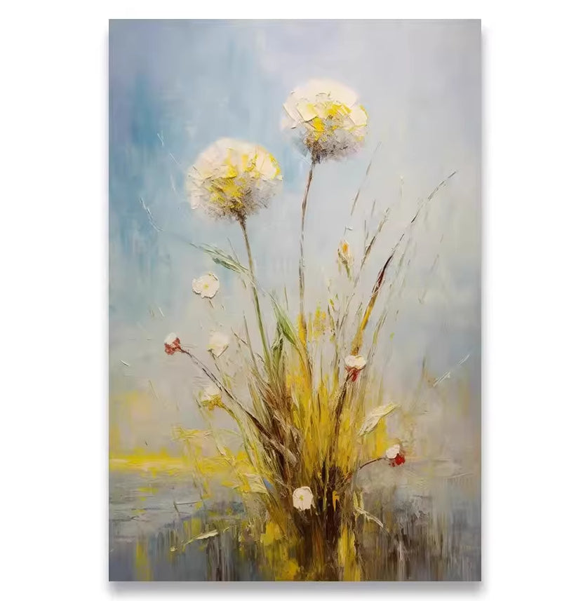 Dandelions Decoration Bedroom Posters For Wall Canvas Decor — view 7
