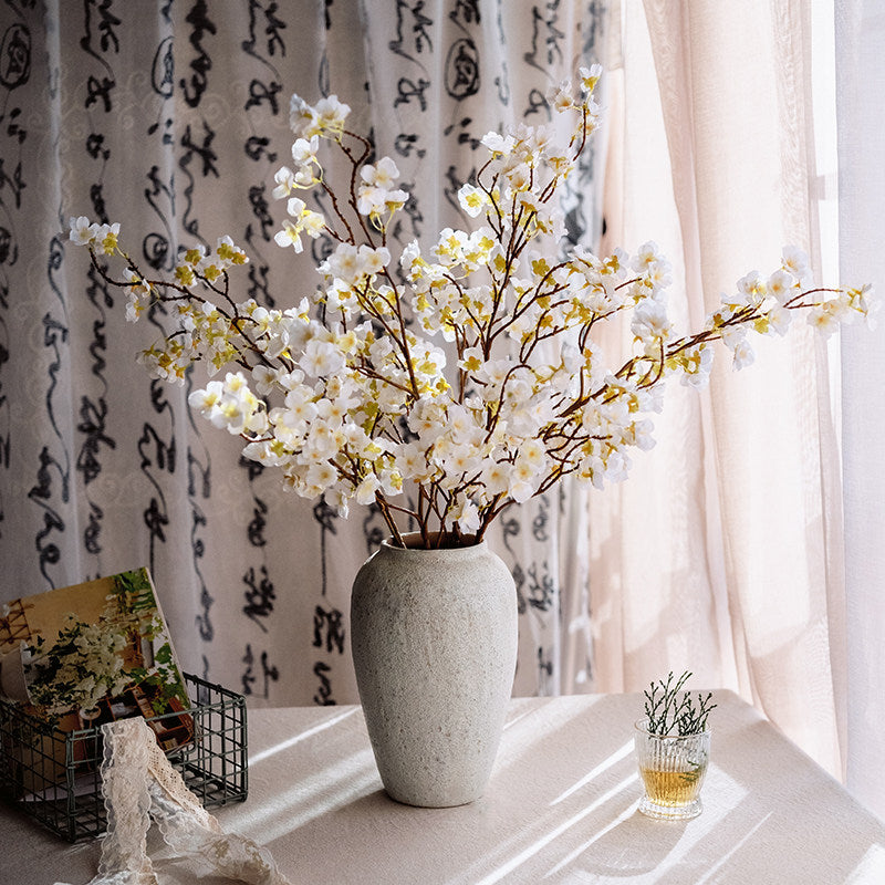 High-end Light-luxury Restaurant Decor Simulated Peach Blossom Branch — view 2