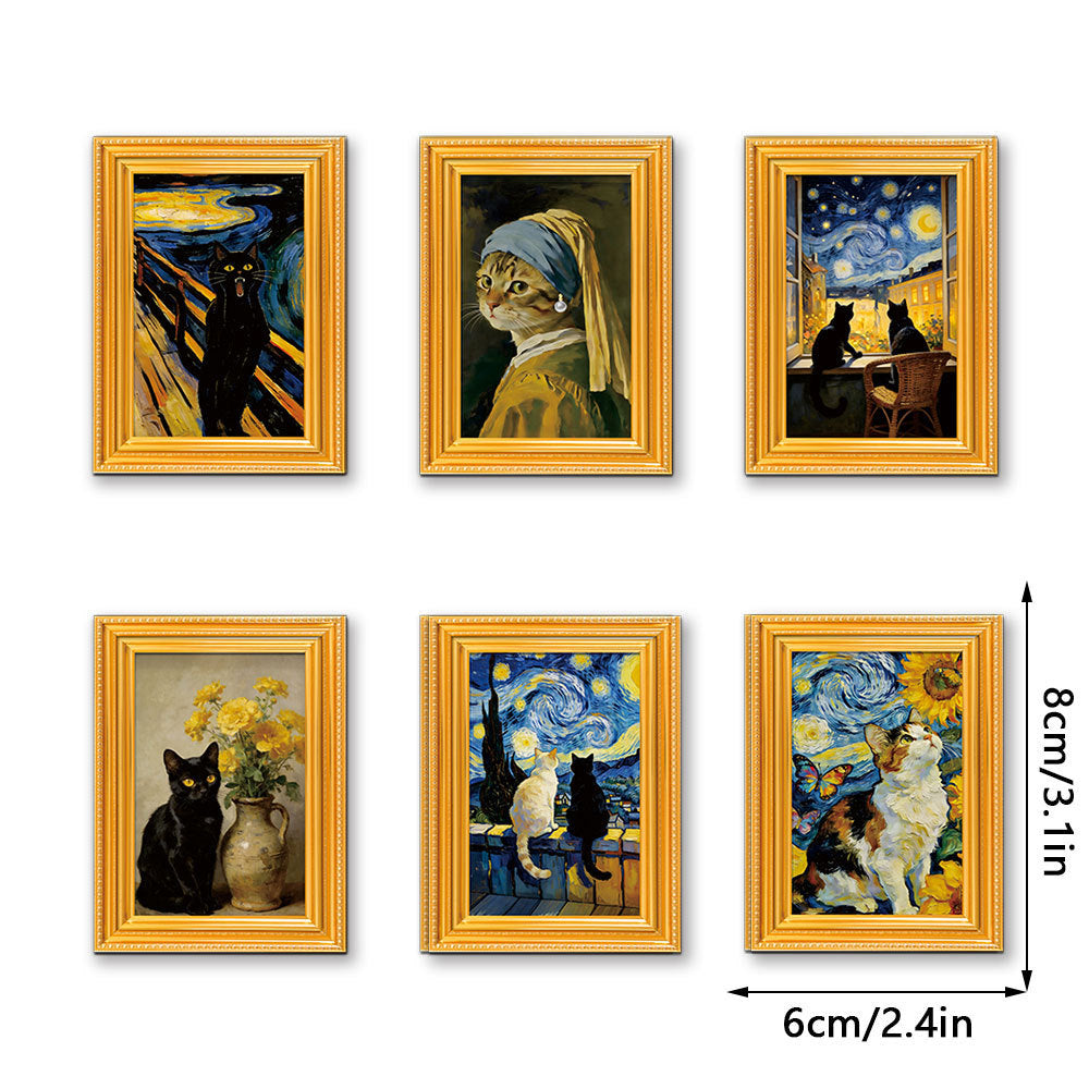 3D Wooden Photo Frame Fridge Magnet Home Decor — view 8