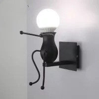 Modern Creative LED Wall Lamps Bedroom Bedside Lamp Nordic Iron Corridor Stairs Bar Restaurant Wall Light Child Room Decoration — view 9