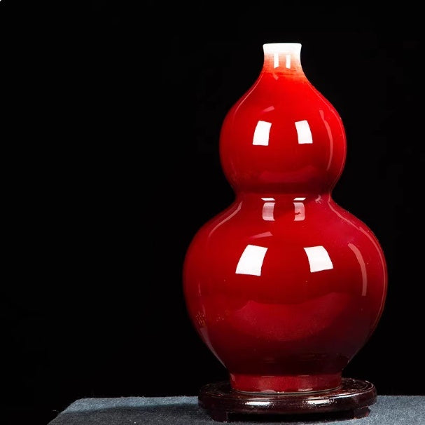 Large Langhong-Glazed Restaurant Vase
