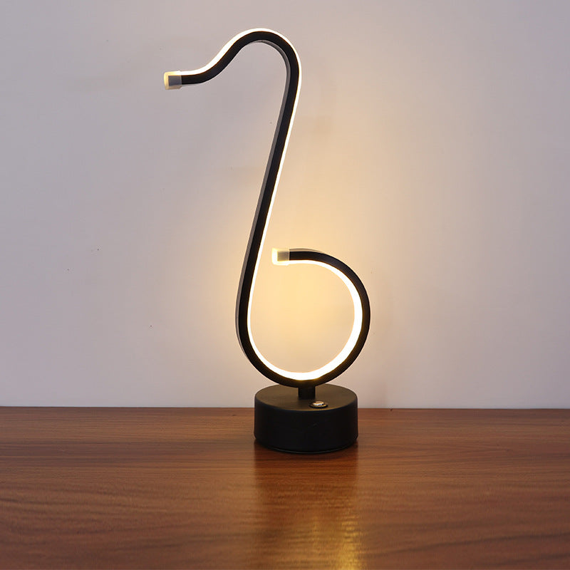Rechargeable LED Bar Table Lamp Desktop Lamp Creative Restaurant Clearing — view 2