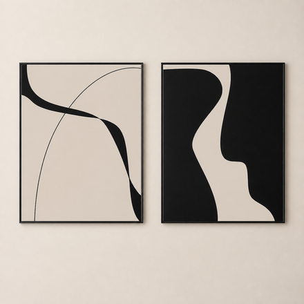 Resto Glow AI product image 2026-08-03 — clean background — Abstract Sofa Background Wall Decoration Painting