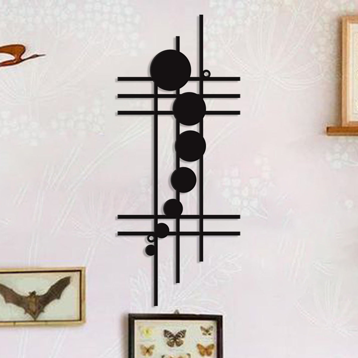 Artistic Modern Geometric Metal Wall Decor — view 3