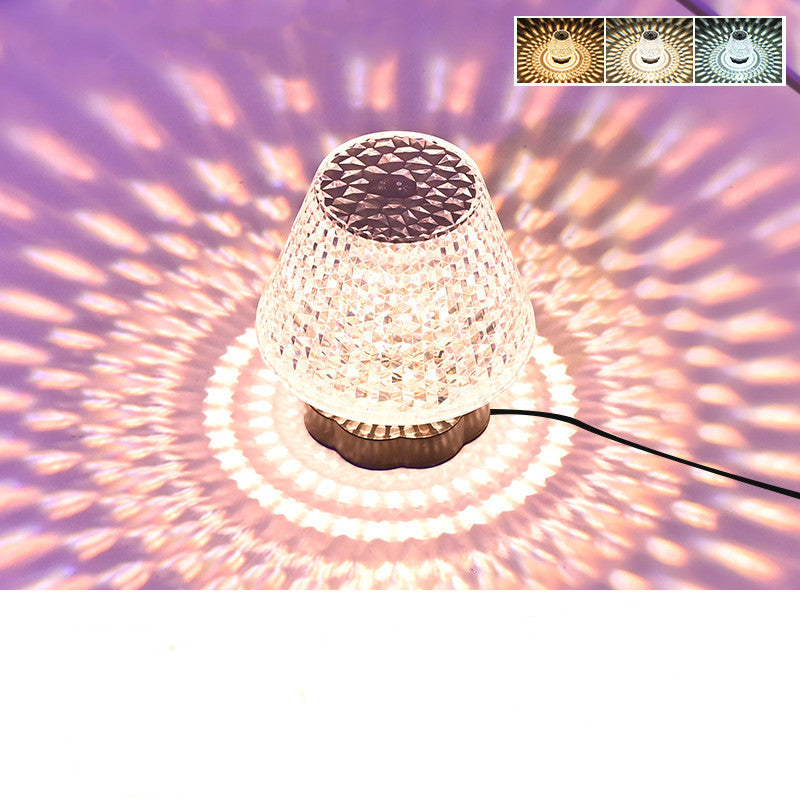 Diamond Crystal USB Table Lamp for Restaurant Tables — view 4