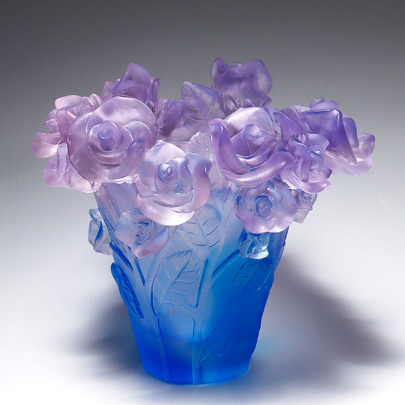 Light-luxury Rose Vase For Living Roomsartistic Floral Arrangement Decor — view 3