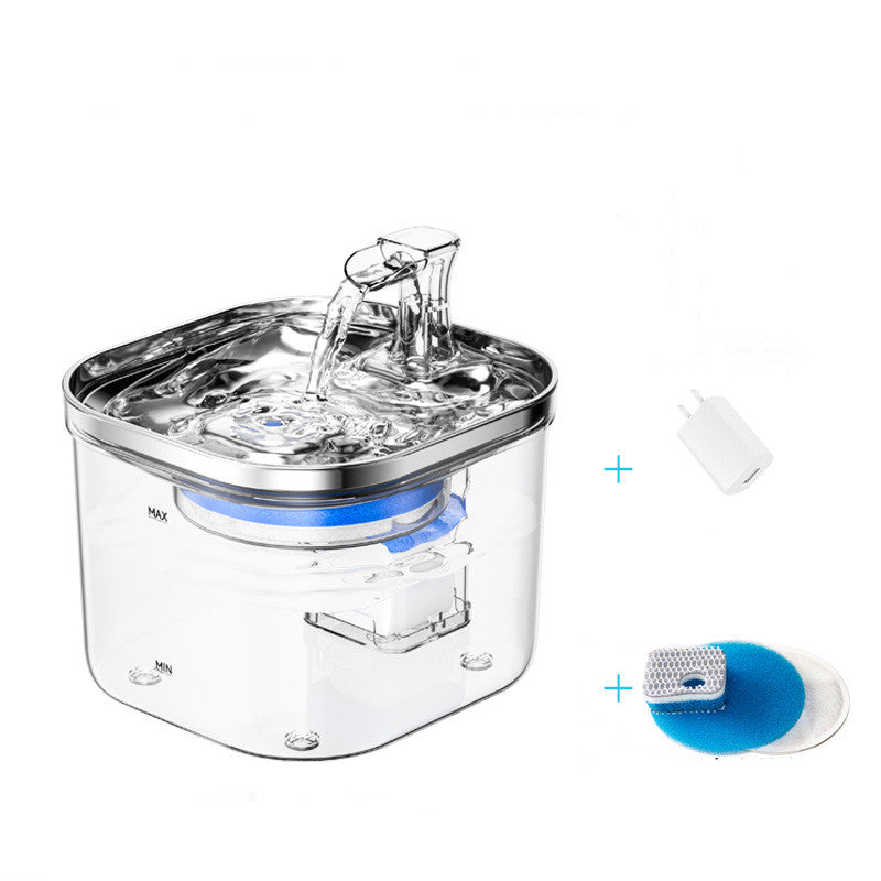 Stainless-Steel Continuous-Flow Water Fountain for Cat Cafés, Adoption Lounges, and Multi-Cat Hospitality Spaces — view 12
