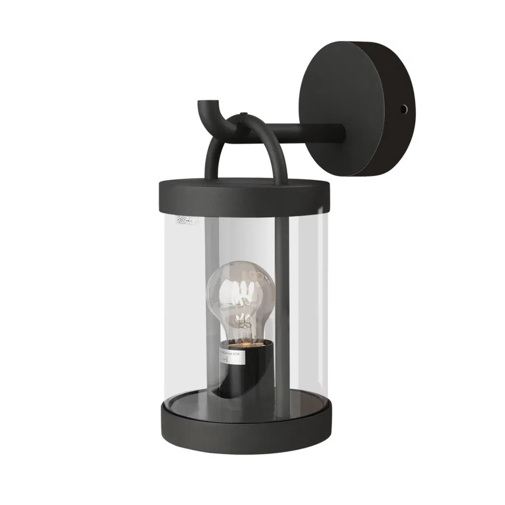 Outdoor E26 Lantern Wall Sconce for Restaurant Patios and Entryways — view 6