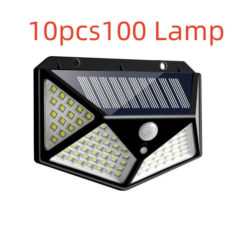 100-LED Solar Wall Light — Restaurant Patio — view 6