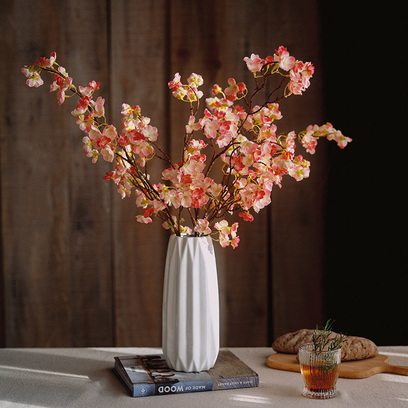High-end Light-luxury Restaurant Decor Simulated Peach Blossom Branch — view 4