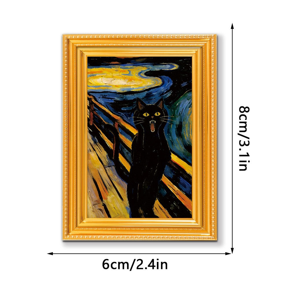 3D Wooden Photo Frame Fridge Magnet Home Decor — view 2