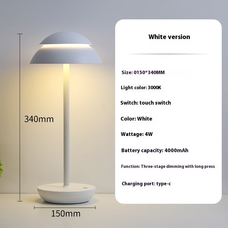 Nordic USB Rechargeable Table Lamp for Restaurant Tables — view 2