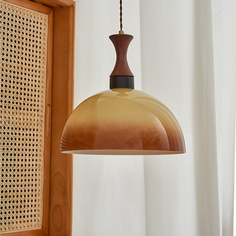 Retro Glass Restaurant Pendant Light