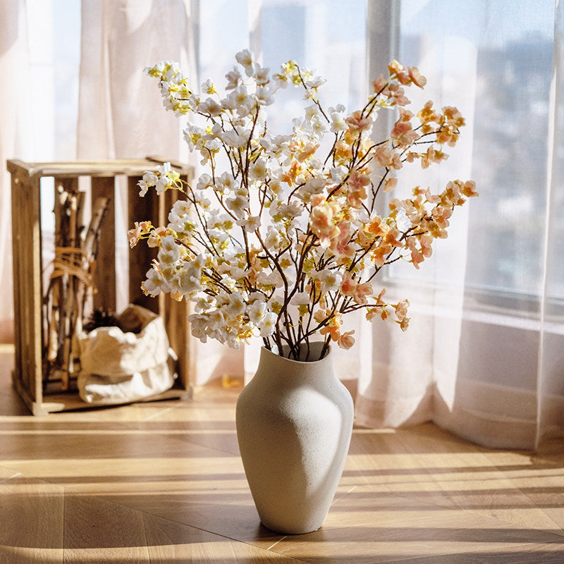 High-end Light-luxury Restaurant Decor Simulated Peach Blossom Branch — view 1