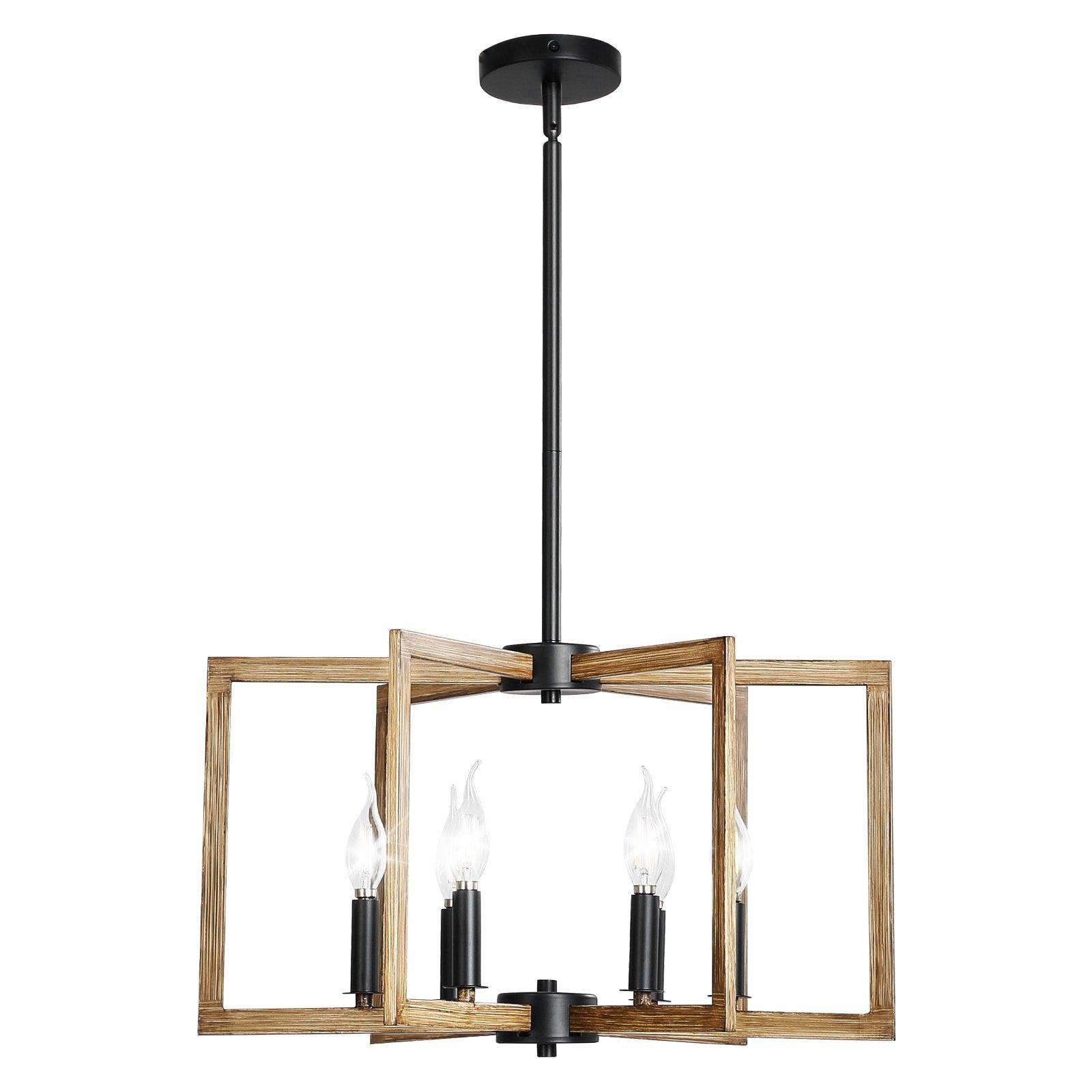 Farmhouse 6-Light Chandelier for Restaurant Dining Rooms — view 1