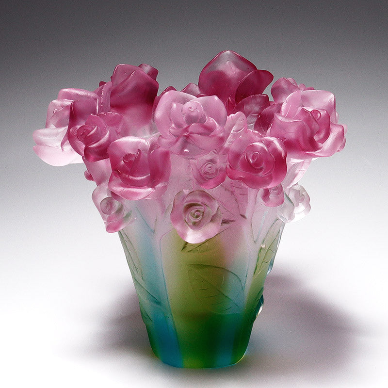 Light-luxury Rose Vase For Living Roomsartistic Floral Arrangement Decor — view 4