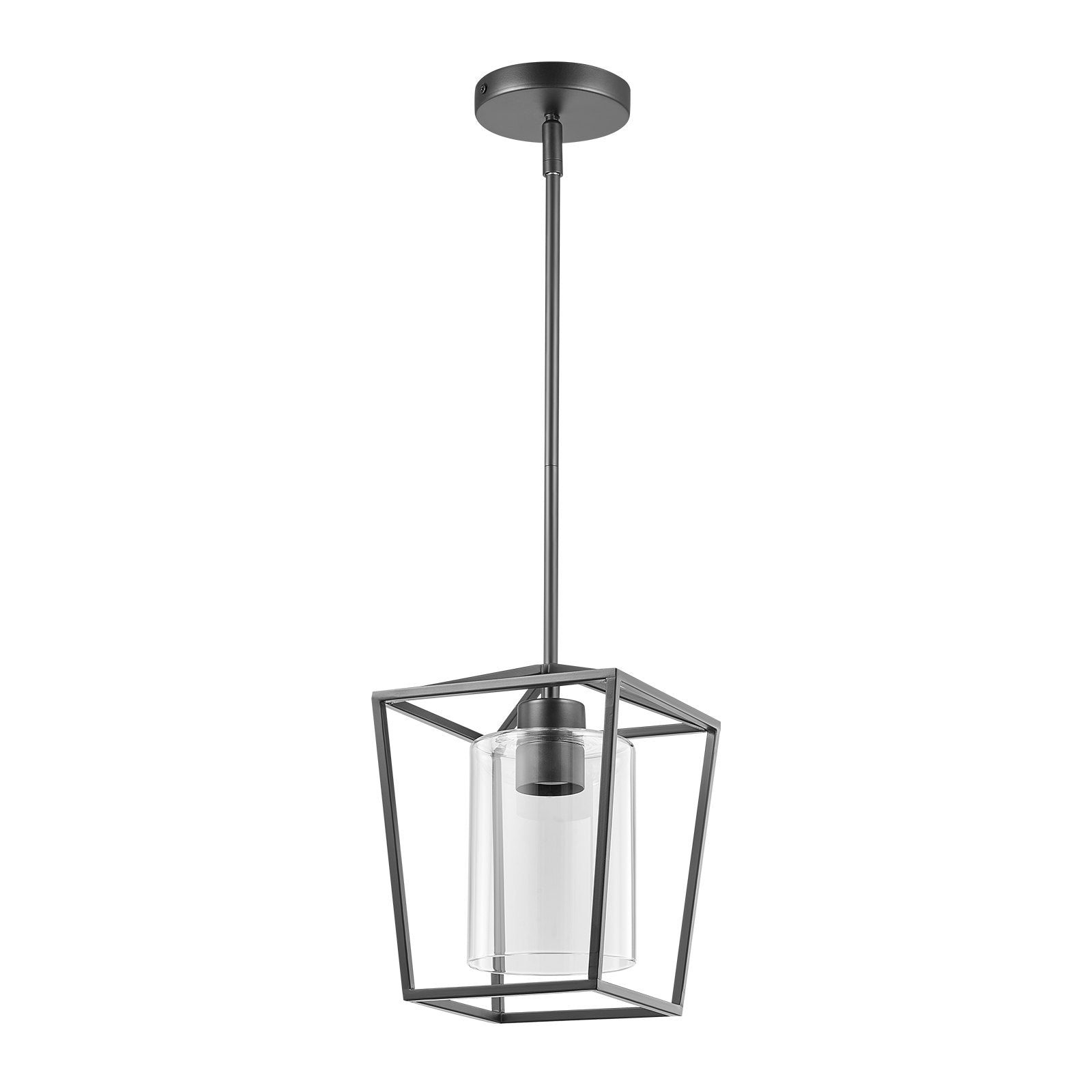 Black Iron Cage Pendant Light — Restaurant Dining & Bar — view 6