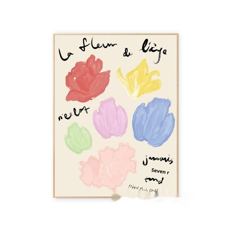 Romantic Summer Flowers Artistic Home Decorative Painting — view 5