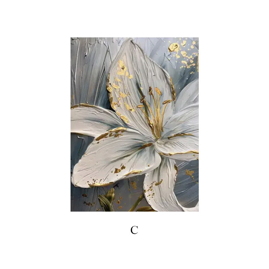 Hand-painted Floral Study Room Decorative Painting — view 8
