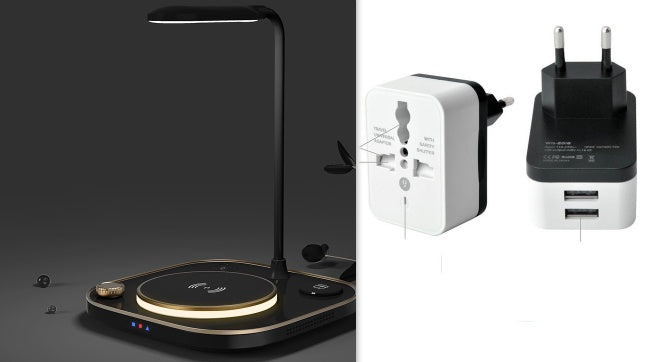 15W Wireless Charging Desk Lamp for Restaurant Tables — view 6