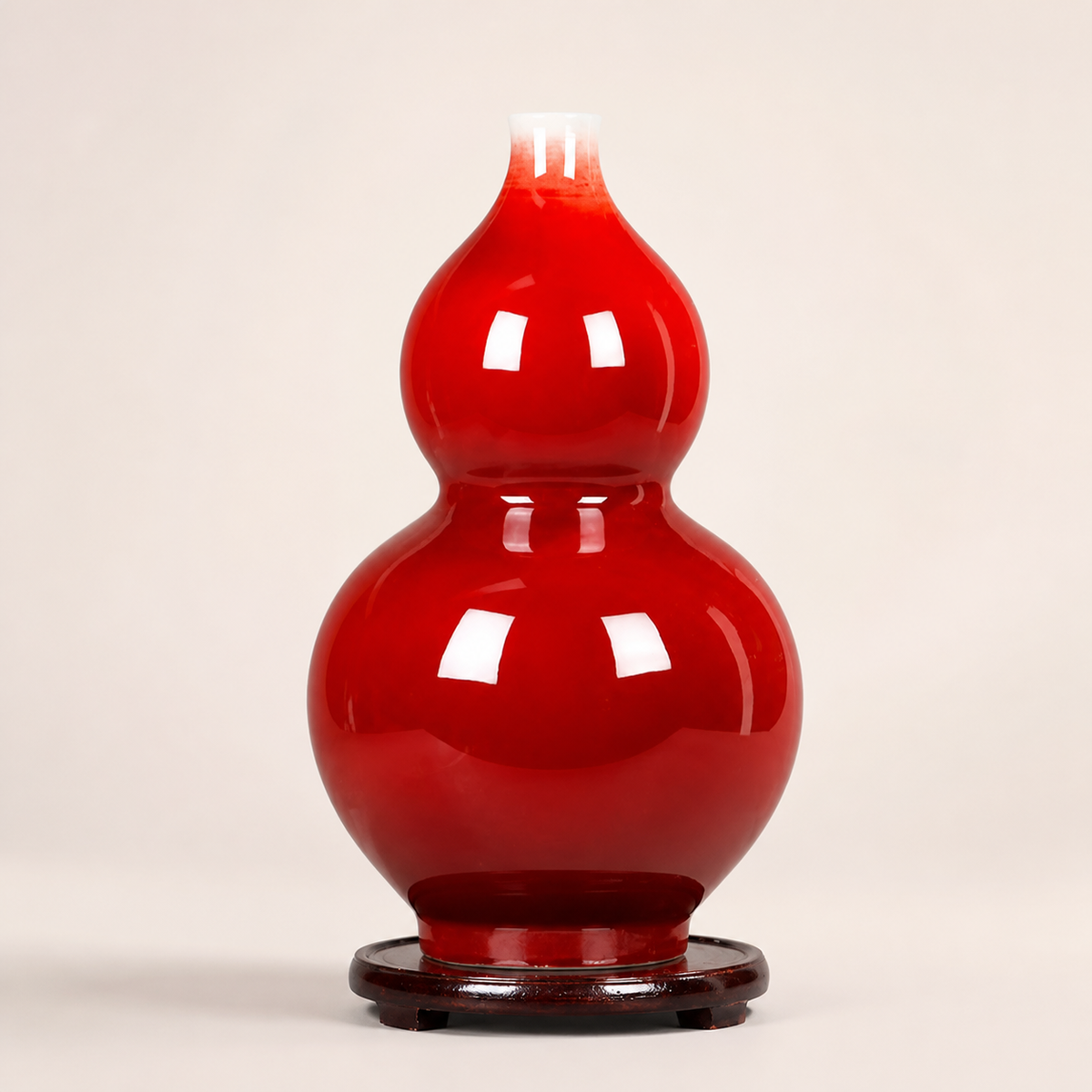 Resto Glow AI product image 2026-08-03 — clean background — Large Langhong-Glazed Restaurant Vase