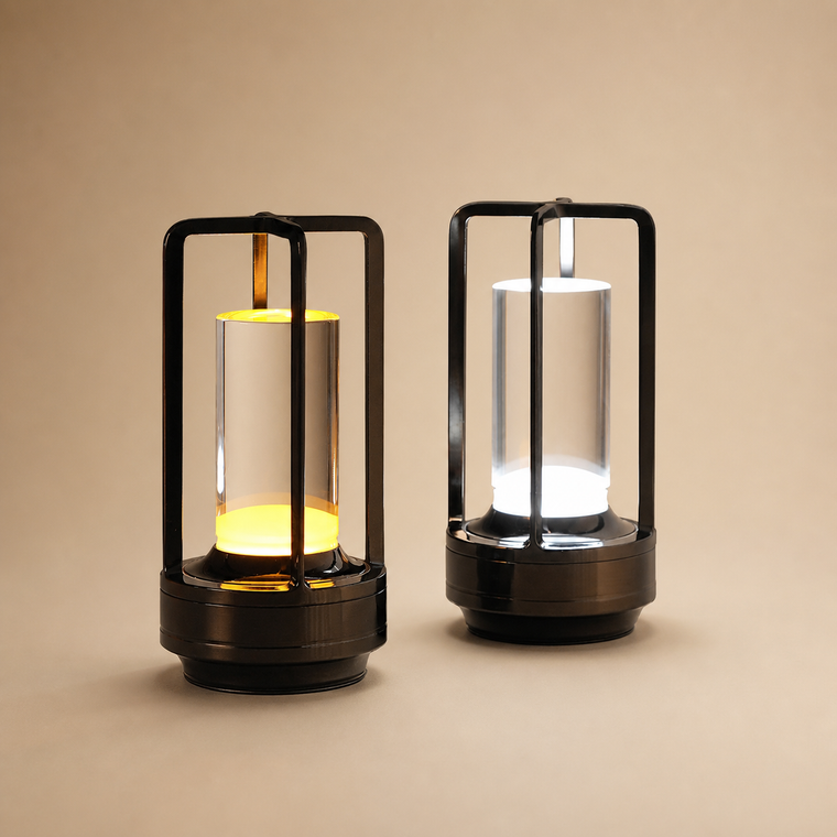 Resto Glow AI product image 2026-08-03 — clean background — Cordless 5000mAh Touch Table Lamp for Restaurant Tables
