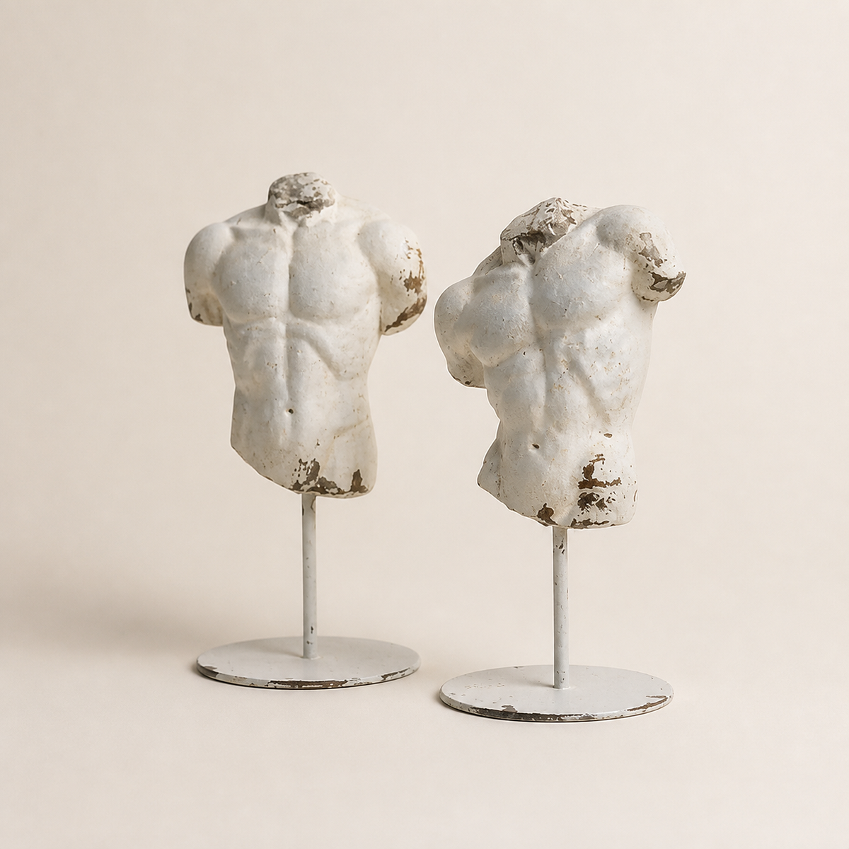 Resto Glow AI product image 2026-08-03 — clean background — Half-Body Plaster Figurine Sculpture