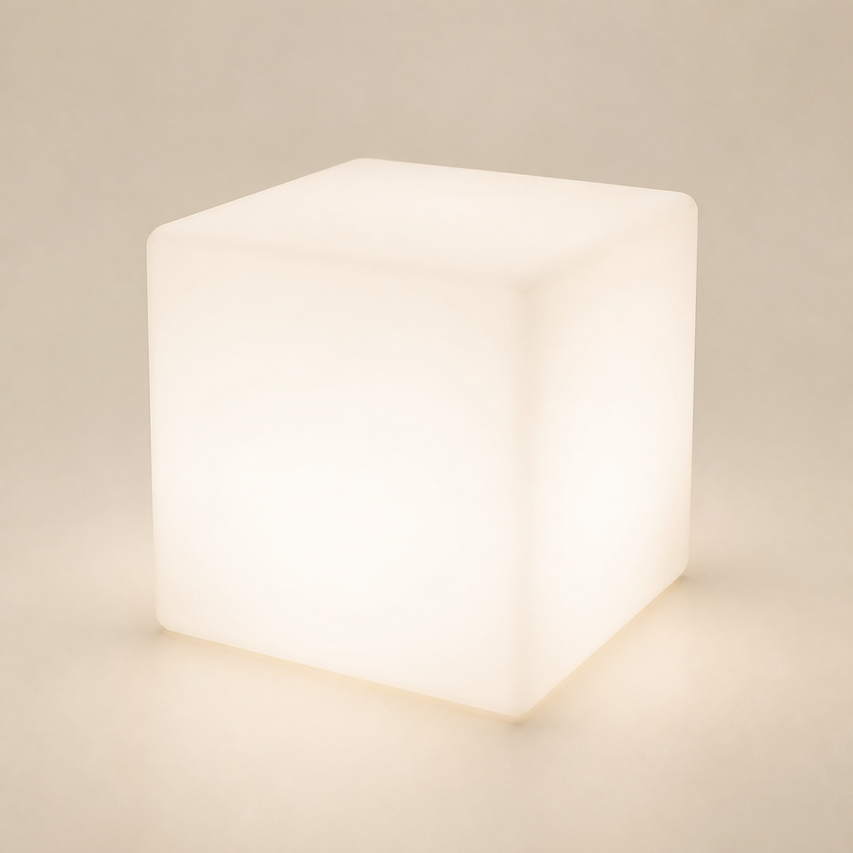 Resto Glow AI product image 2026-08-03 — clean background — Cube Restaurant Atmosphere Table Lamp Luminous Square Decorative Table Lamp