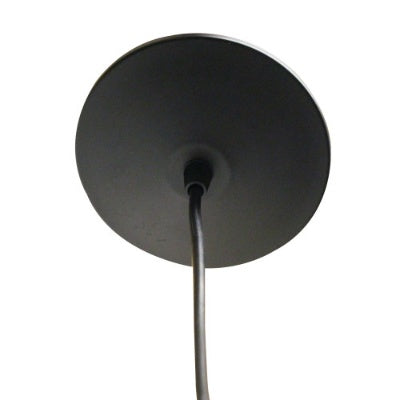Satin Black 3-Light Pendant — Restaurant Bar — view 2