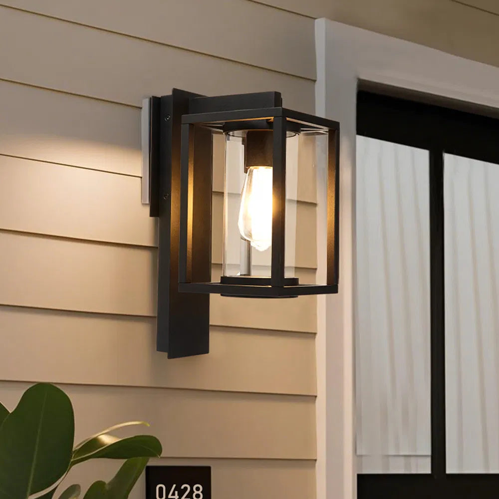 Dusk-to-Dawn Motion Sensor Aluminum Wall Lamp for Restaurant Entrances and Patios — view 6