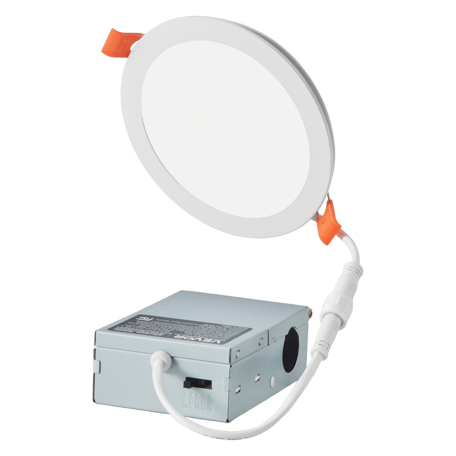 12-Pack 6-Inch 5CCT Recessed LED Lights — Restaurant Ceiling — view 1