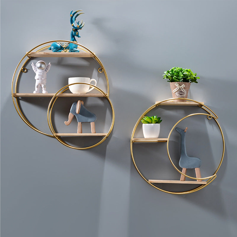 Restaurant Wall Decor Living Room Wall Storage Wall-mounted Shelving — view 1