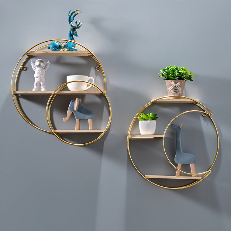 Restaurant Wall-Mounted Display Shelf