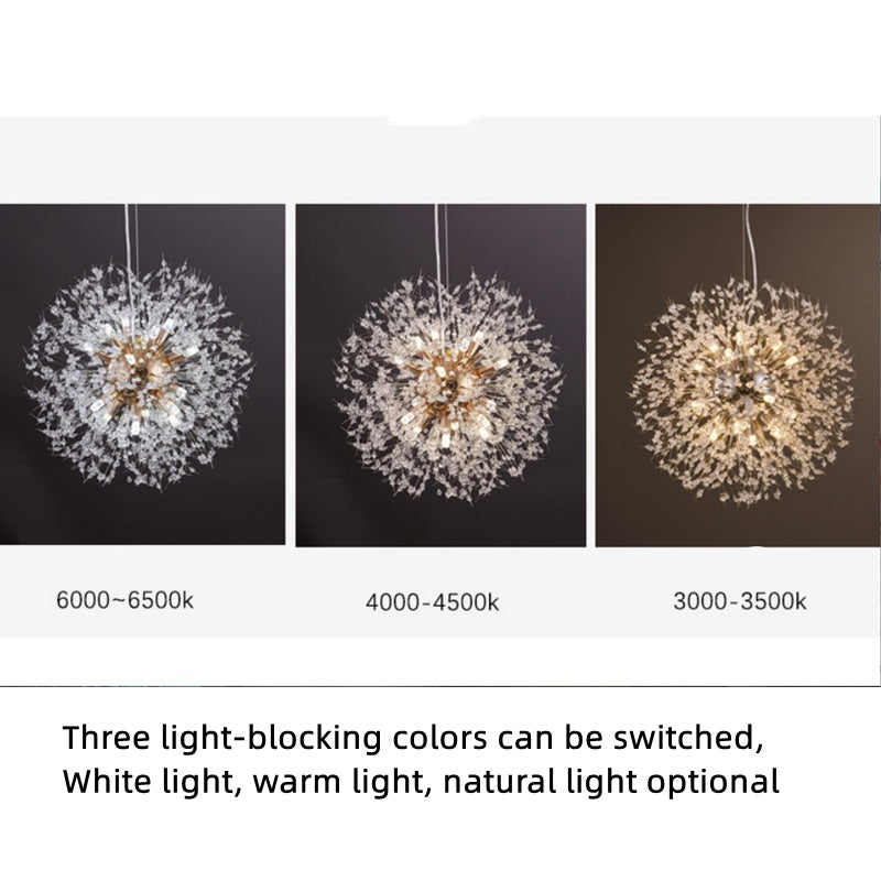 Dandelion Crystal Chandelier for Restaurants and Hotels — view 6