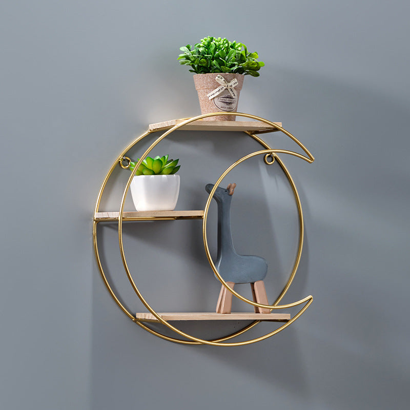 Restaurant Wall Decor Living Room Wall Storage Wall-mounted Shelving — view 4