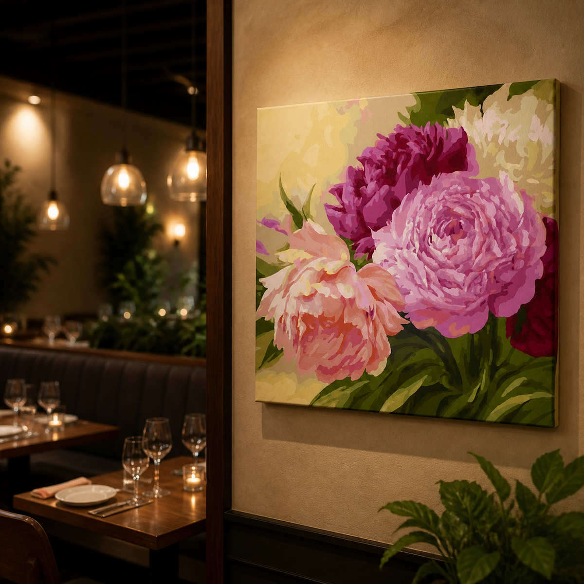 Resto Glow AI product image 2026-08-03 — restaurant view — Digital Oil Painting Photo Customization Landscape Character