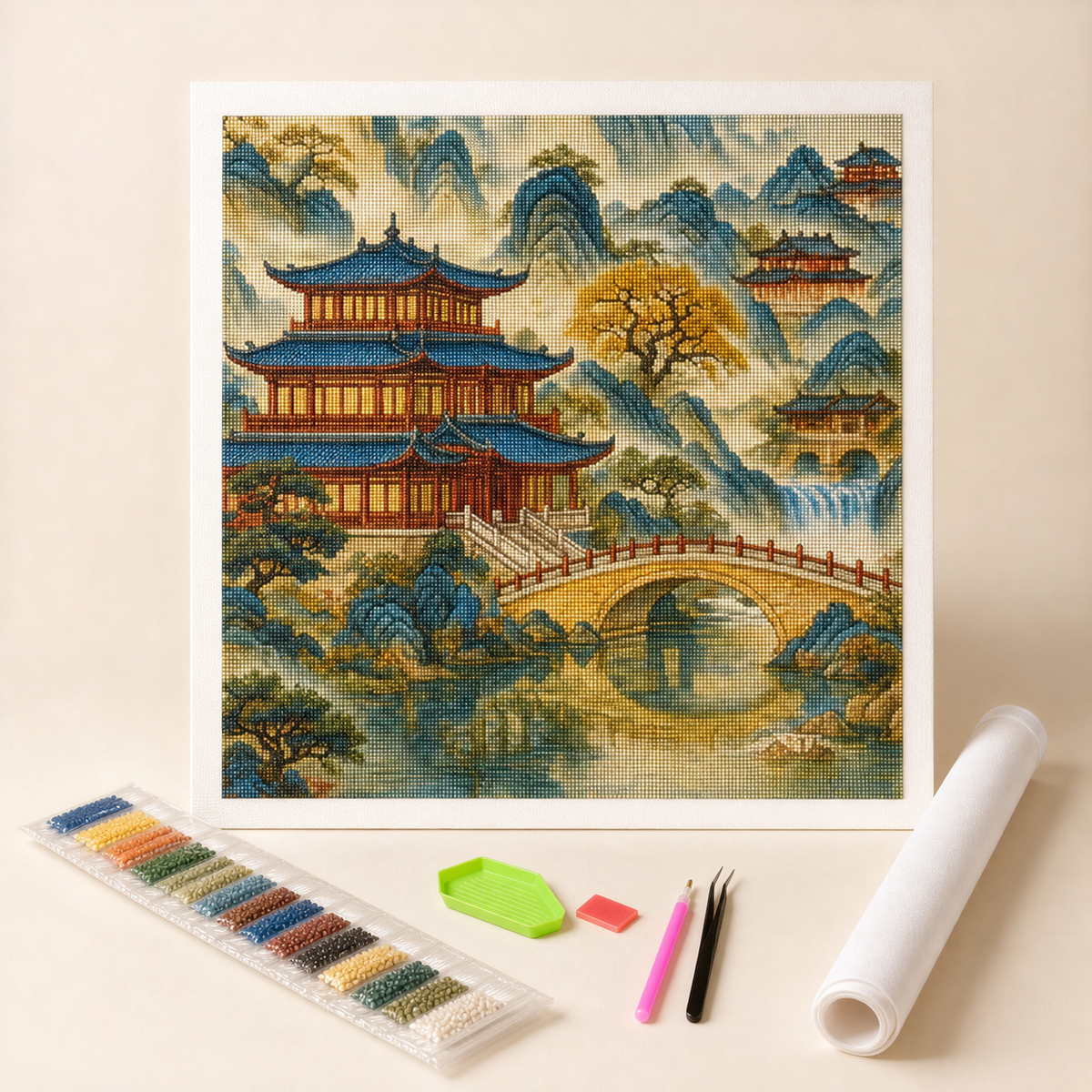 Resto Glow AI product image 2026-08-03 — clean background — DIY Digital Oil Paintings Custom Diamond Paintings Based On Your Photos