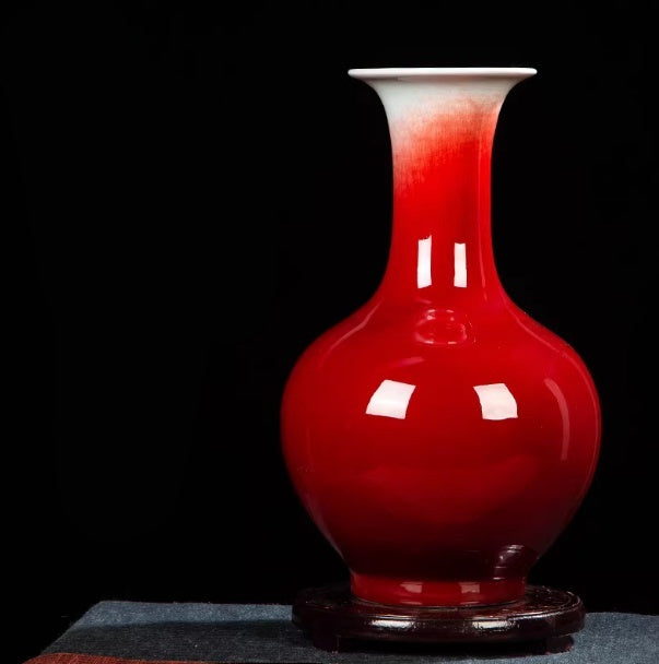 Large Langhong-Glazed Restaurant Vase