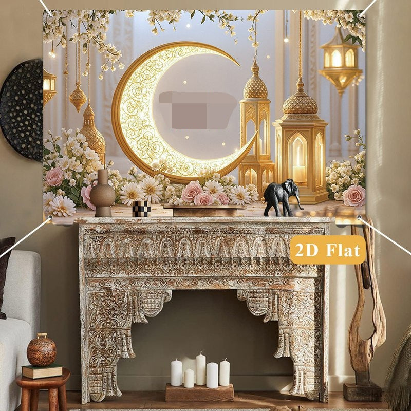 Moon Backdrop Hanging Decor For Wall Decoration — view 3