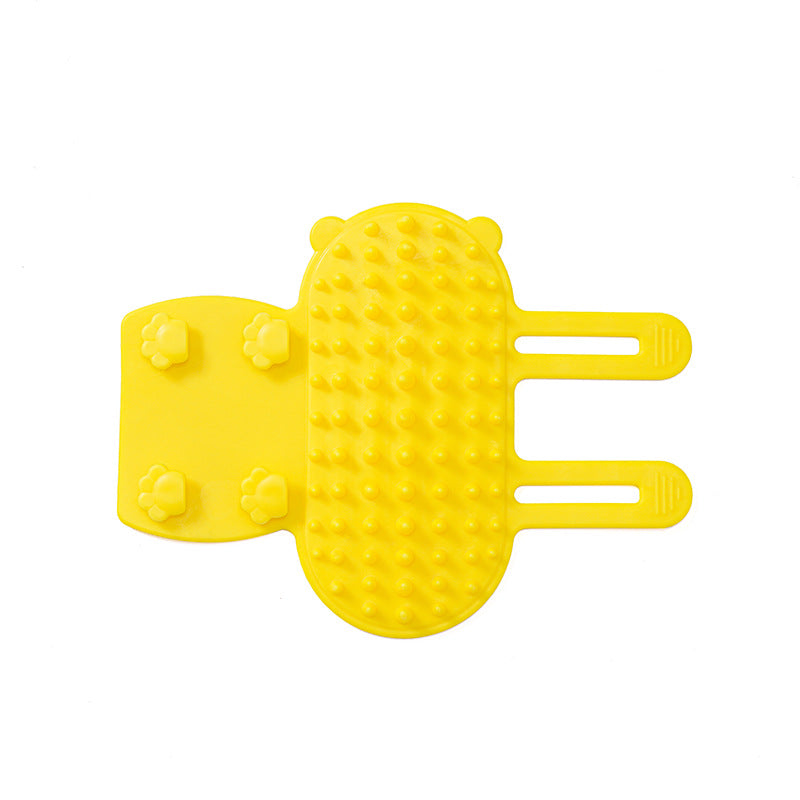 Two-Piece Soft Corner Self-Groomer Set for Cat Cafés, Adoption Suites, and High-Traffic Enrichment Walls — view 16