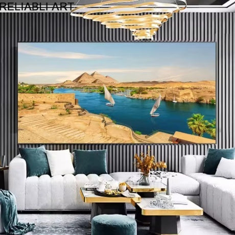 Living Room Decorative Painting Solid Wood Frameless — view 8