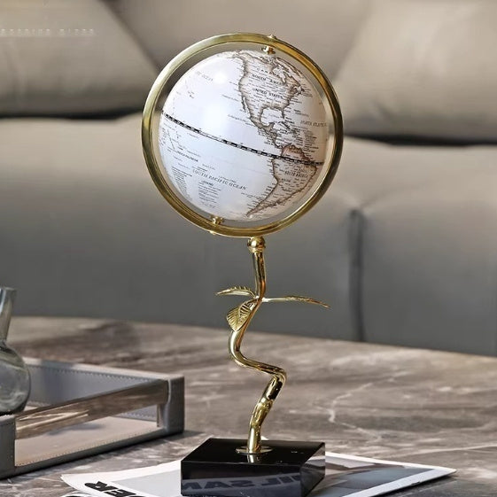Copper Globe Ornaments For The Living Room A Light-Luxury  High-End Desktop Decoration — view 1