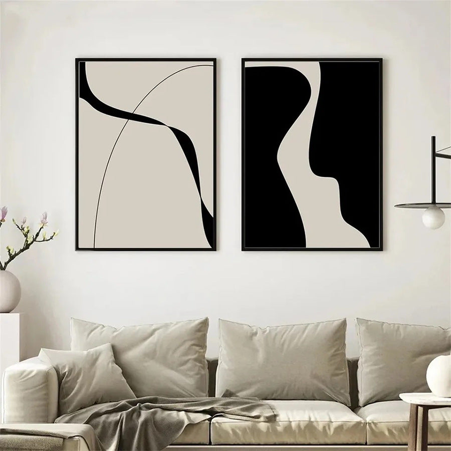 Abstract Sofa Background Wall Decoration Painting — view 3