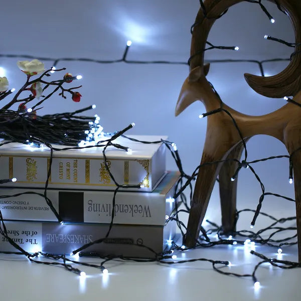 12m Multicolor Solar String Lights — Restaurant Patio — view 3